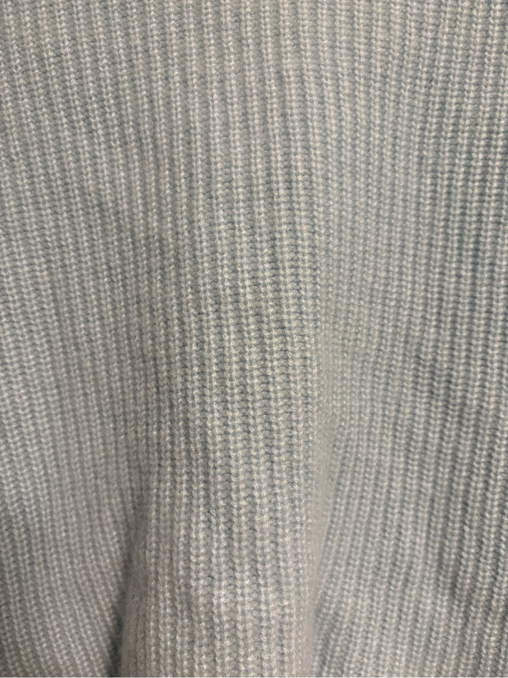 La Ligne Mini Toujours Light Blue Ribbed Crewneck Sweater -XS - Picture 2 of 6